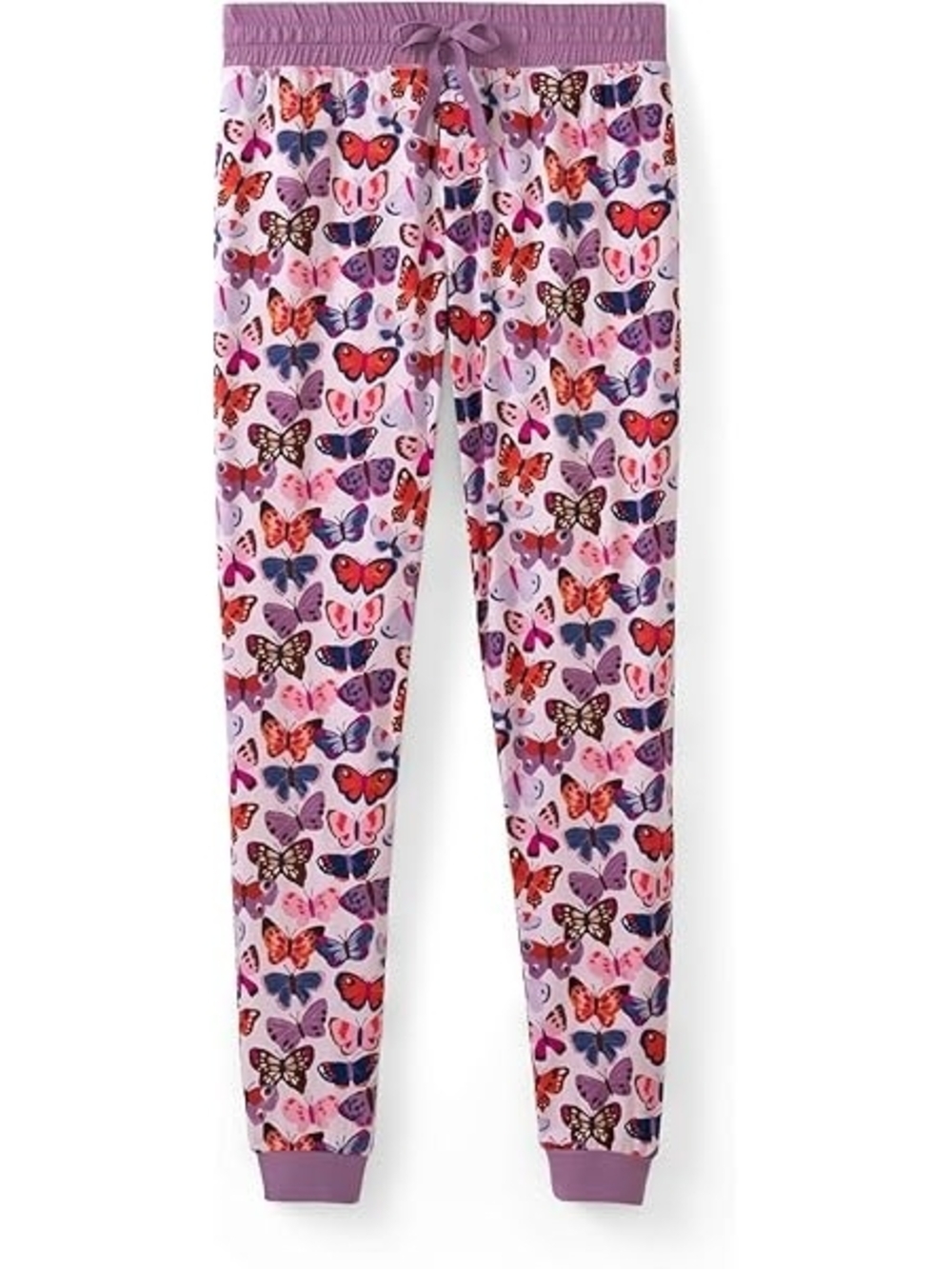 Little Sleepies Purple Butterfly Kisses Print Bamboo Pajama Pants, XS (C5)